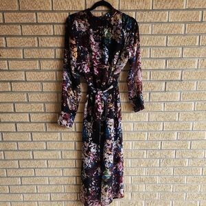 Who What Wear Floral Multicolor Women's Dress Size L